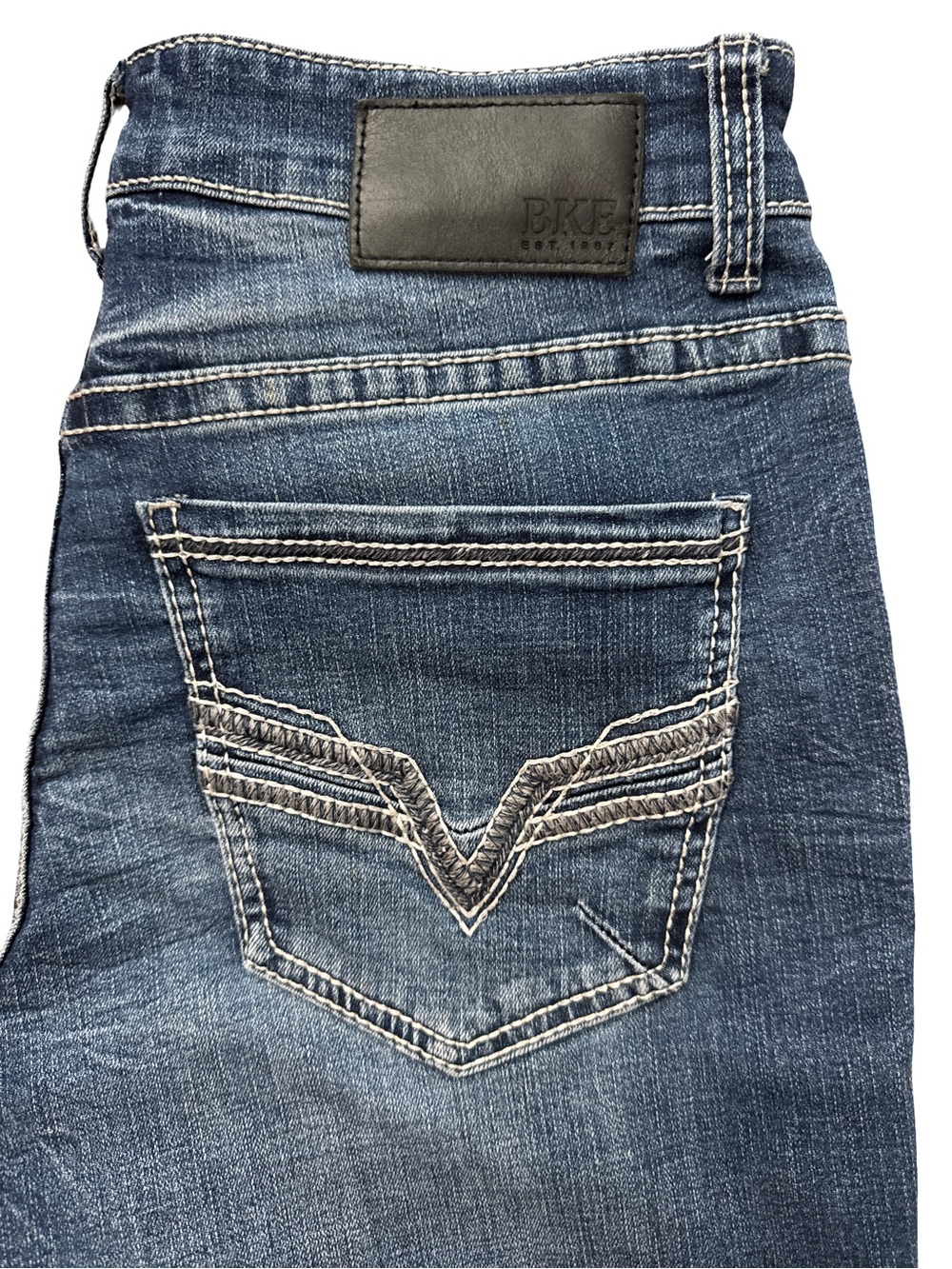 BKE Alec Men’s Denim Blue Jeans Size 30x30 Stretch Casual Denim Buckle BKE Jeans